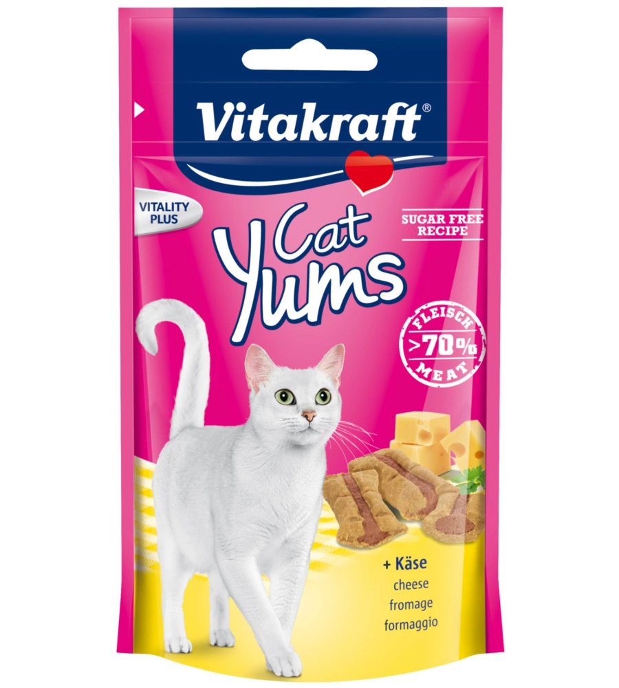 CAT YUMS ALLA CARNE CON FORMAGGIO - 40 GR. - VITAKRAFT